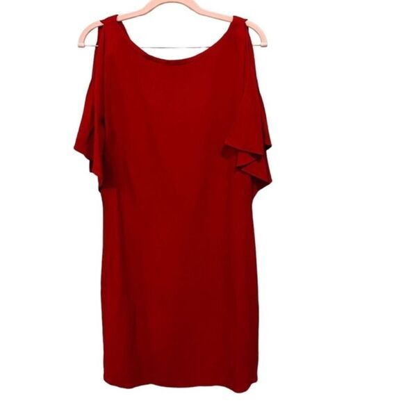 Theory Crimson Red Shift Dress size 4 - Picture 7 of 11